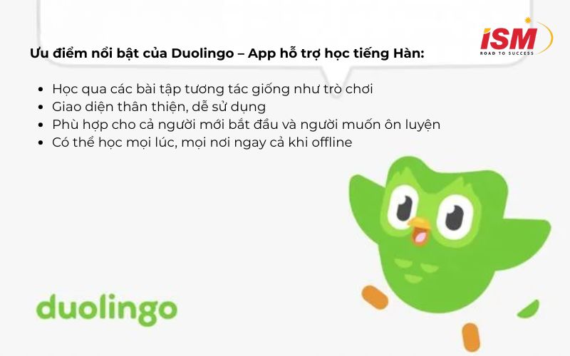 Ưu điểm nổi bật của Duolingo